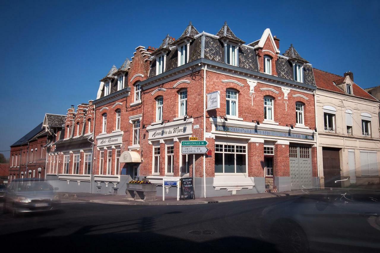 Logis Hostellerie du Marché Le Cateau-Cambresis Esterno foto
